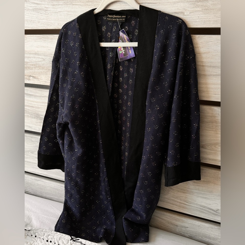 Tropical Goddess Cashmere Cardigan